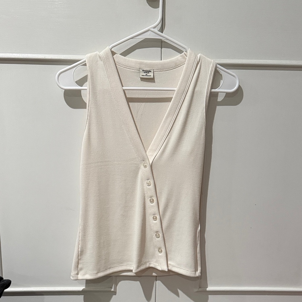 Abercrombie & Fitch Cream Tank